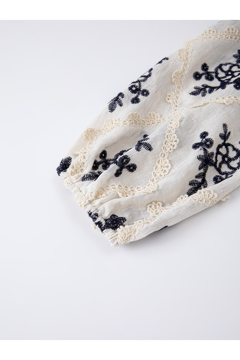 Linen Notch-Neck Top & Wide-Leg Pants Set-VIMLYSTORE