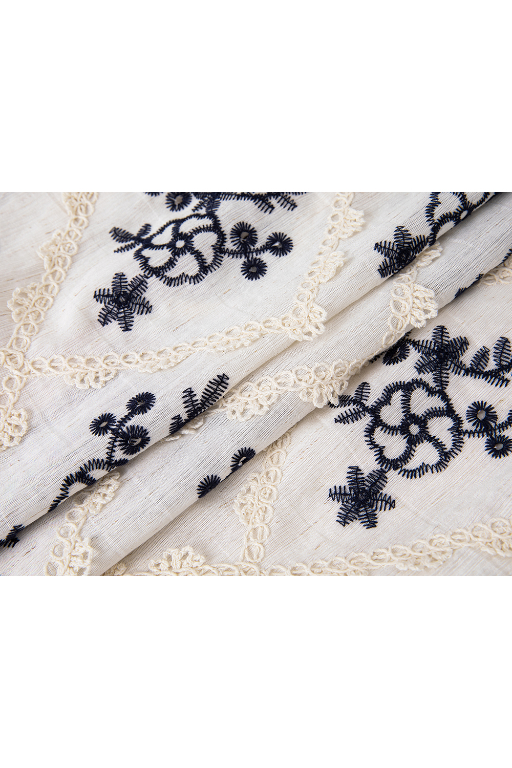 Linen Notch-Neck Top & Wide-Leg Pants Set-VIMLYSTORE