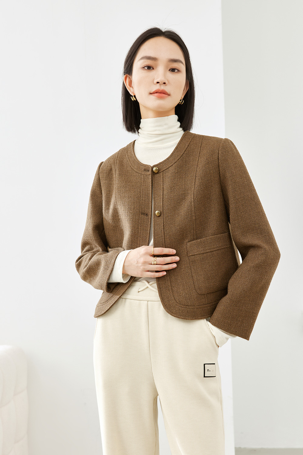 Thick warm casual jacket