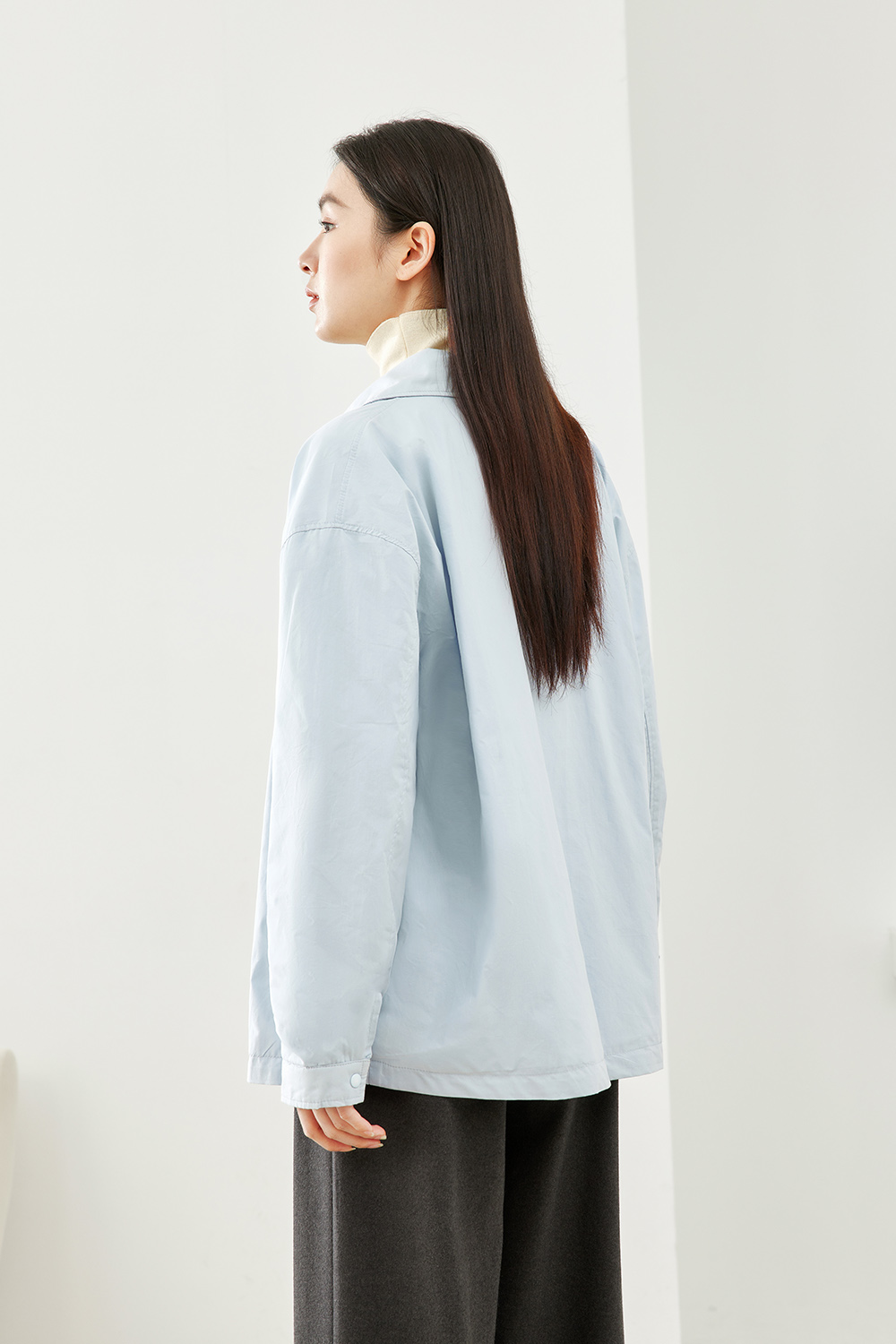 Classic Solid Color Cotton Jacket