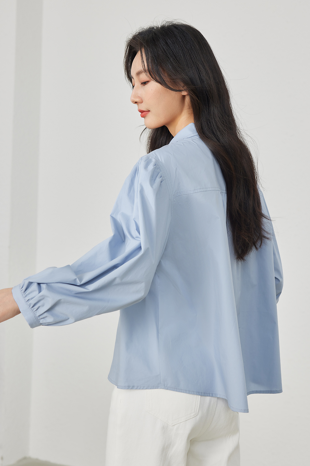 Pure Cotton Turn-down Collar Shirt