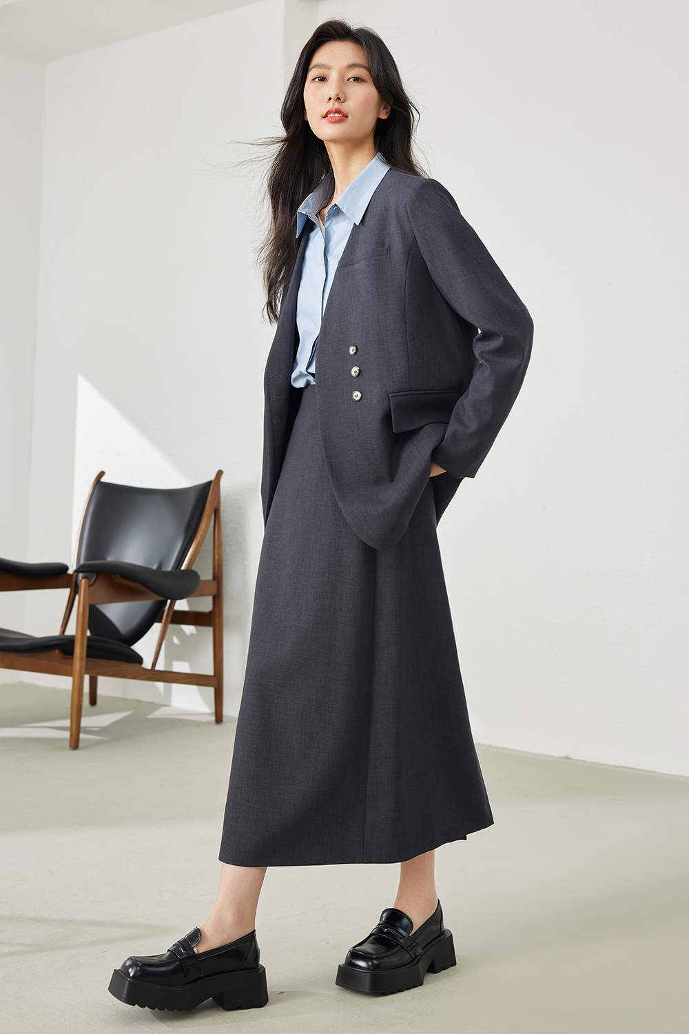 Business Commute Two-Piece Set