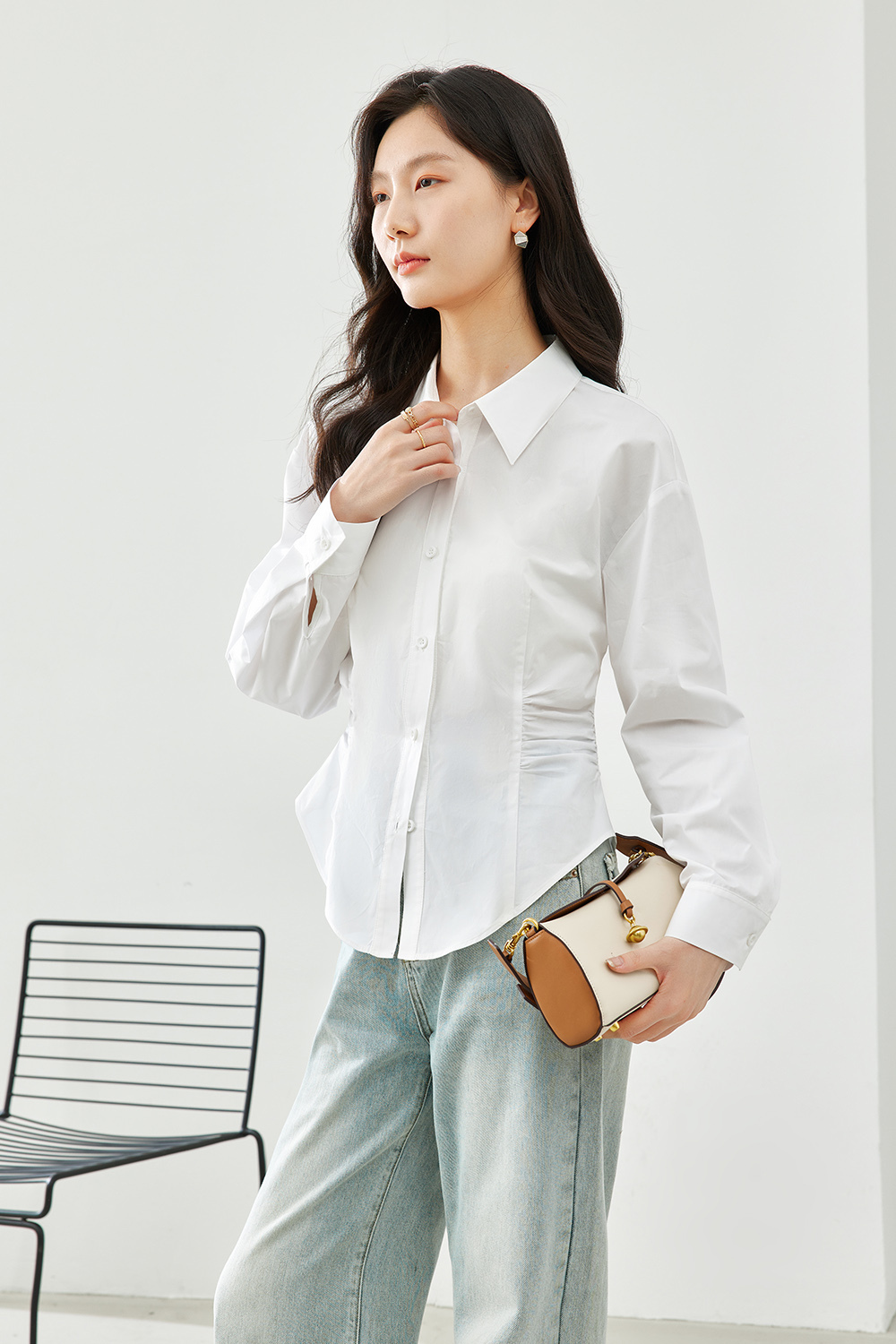 pure cotton waist shirt