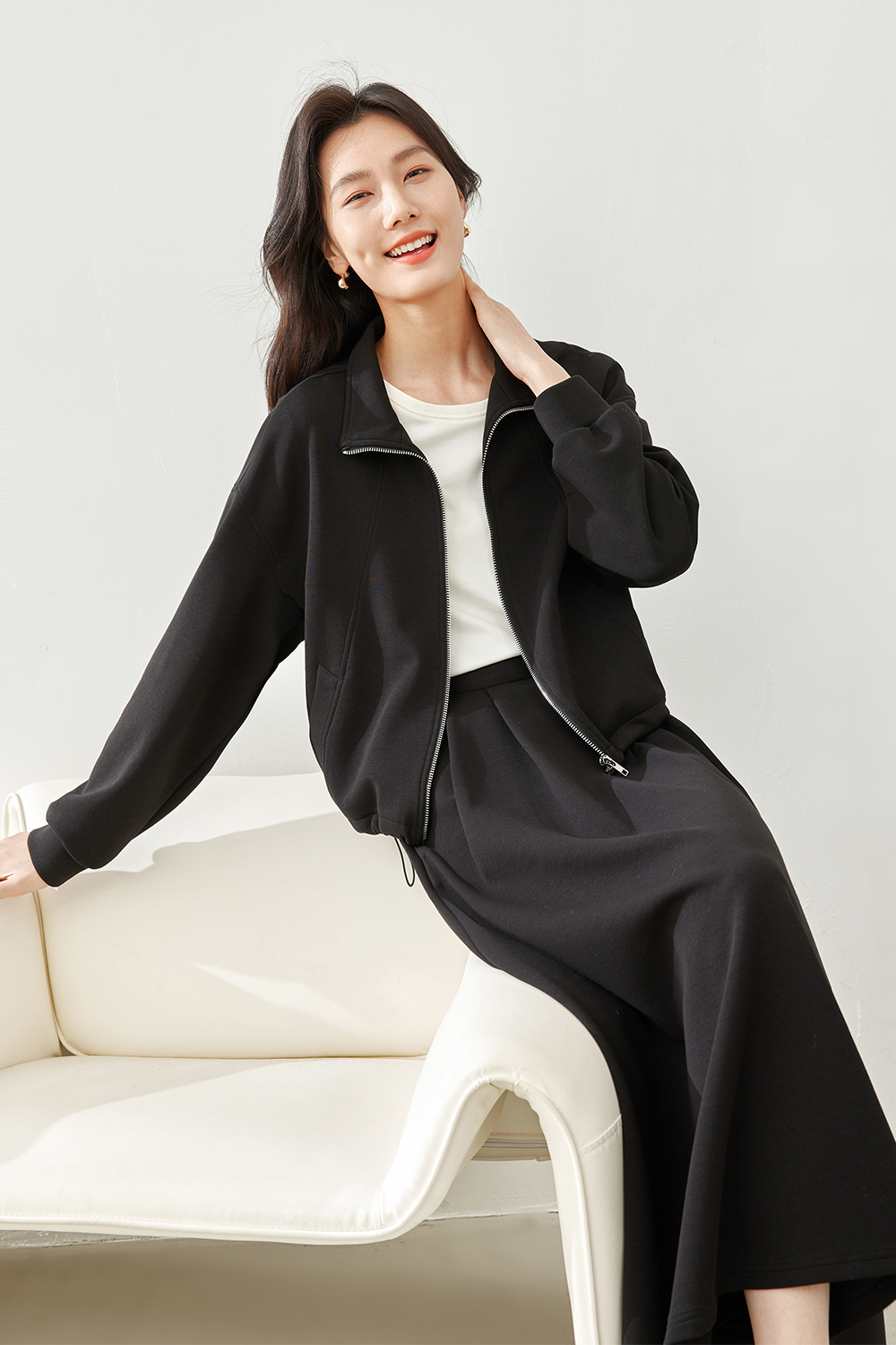 Fashionable Casual Two Piece Suit Skirt