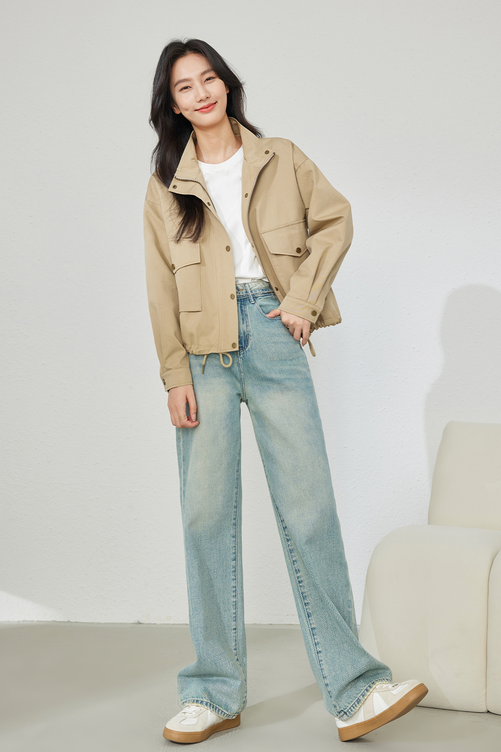 Casual Zip-Up Jacket