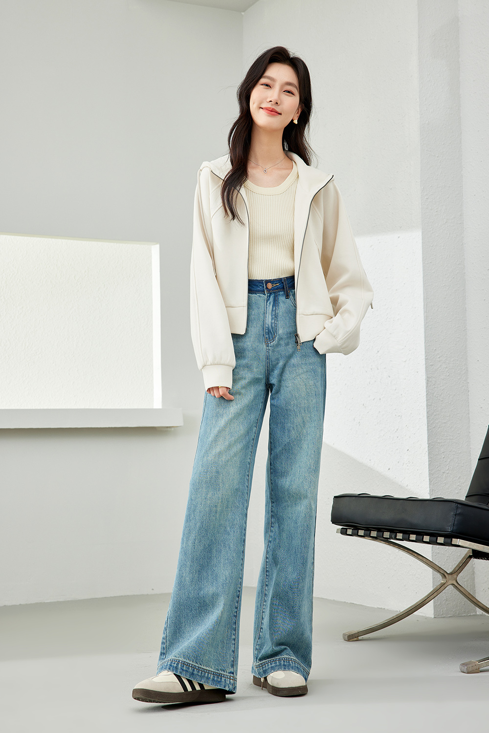 Casual Hooded Short Jacket