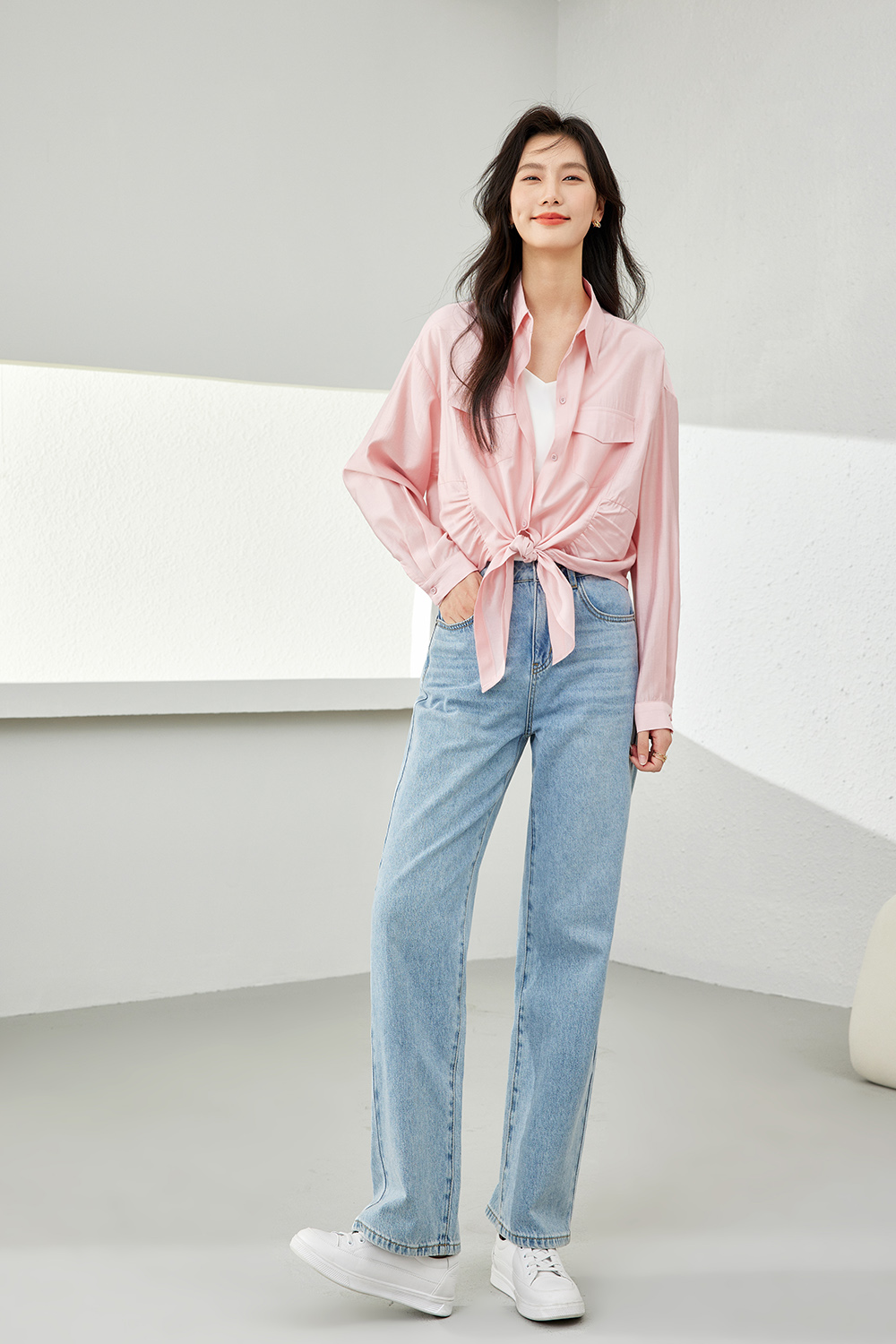Tie-Hem Shirt
