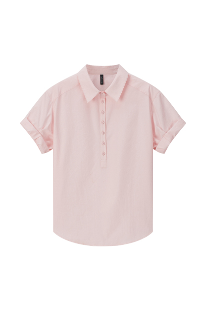 Cuffed Short Sleeve Shirt