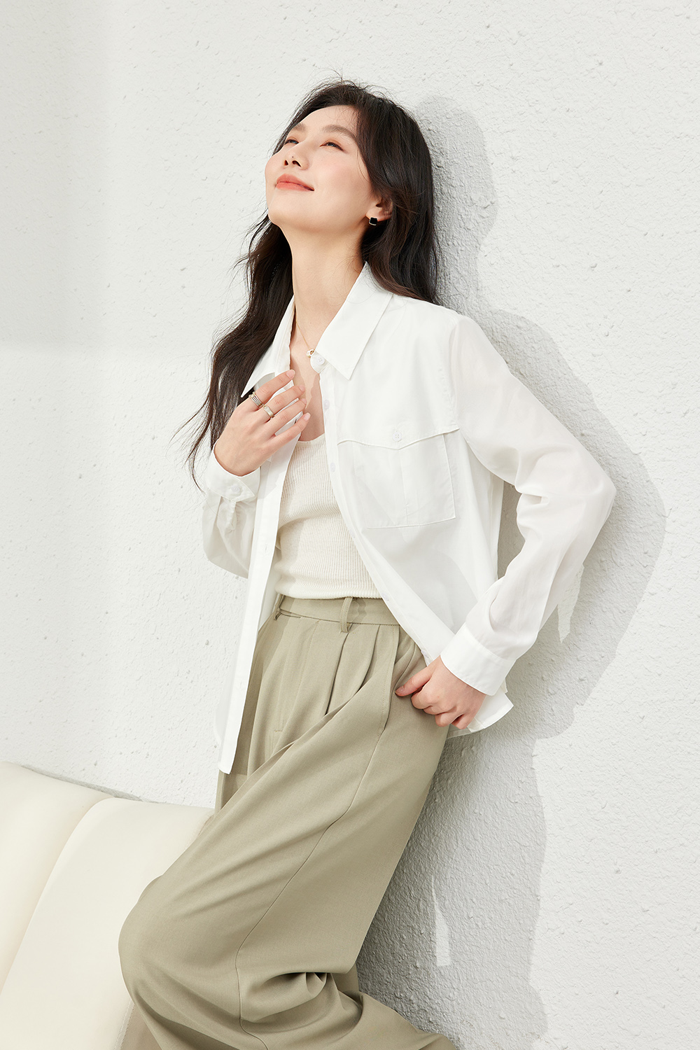 Lyocell Vintage Shirt-VIMLYSTORE