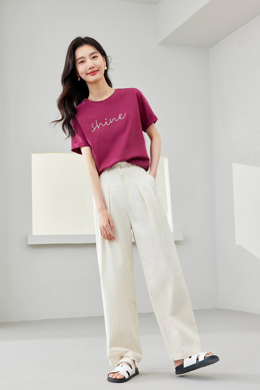 Simple Letter T-Shirt