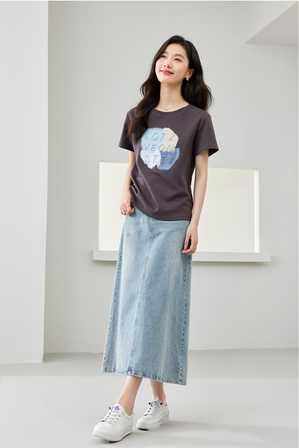 Small Fresh Printed T-Shirt-VIMLYSTORE