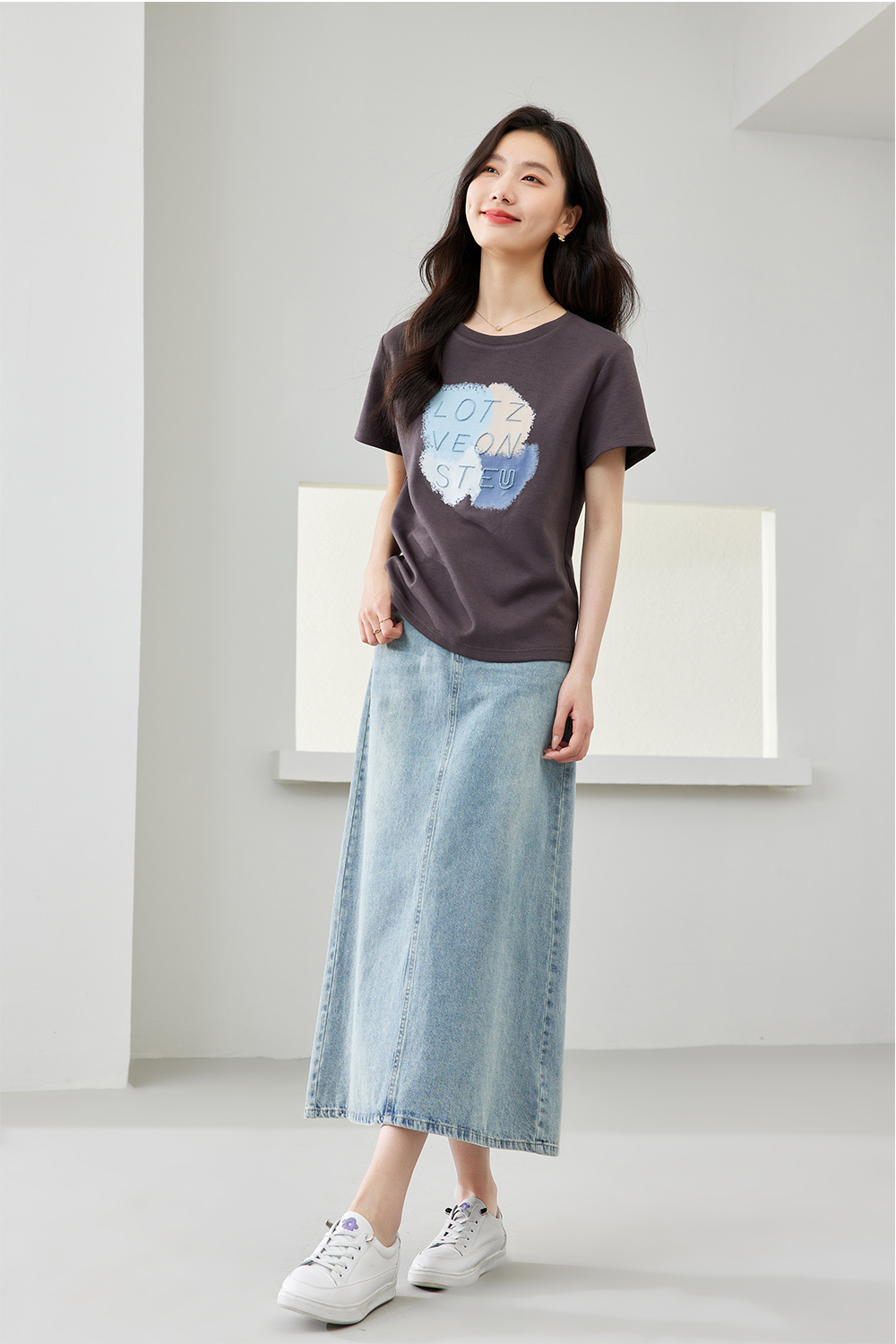 Small Fresh Printed T-Shirt-VIMLYSTORE