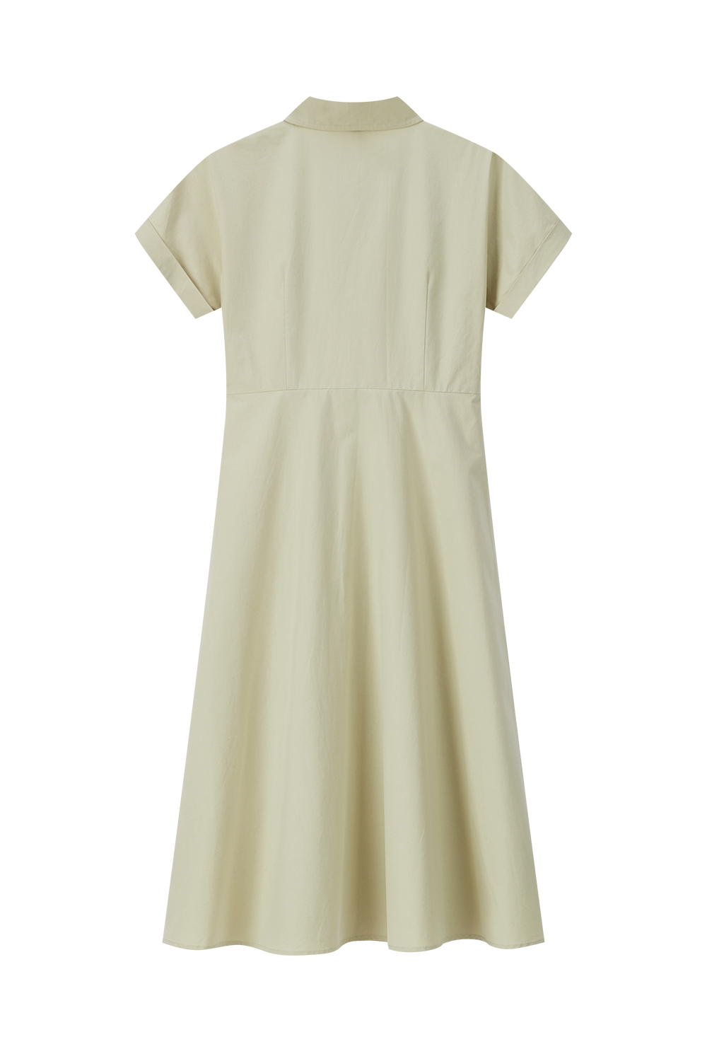 Commuting Cotton Shirt Dress-VIMLYSTORE