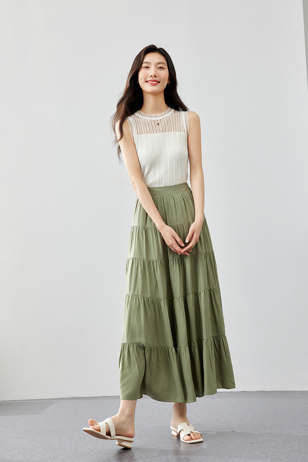 Loose A-Line Cake Skirt