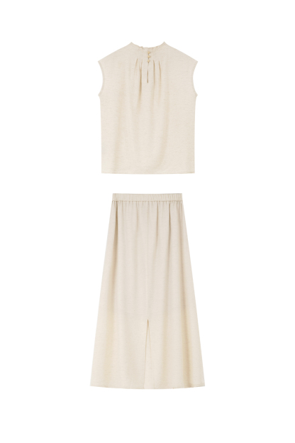 French Romantic Skirt Suit