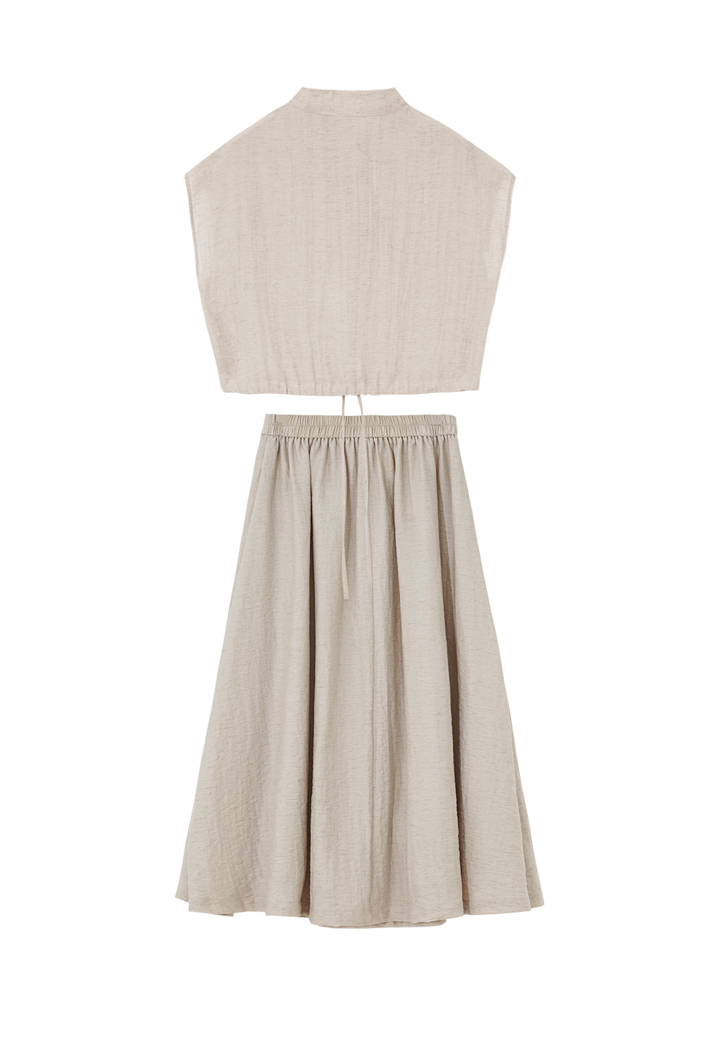 Simple Linen Blend Suit