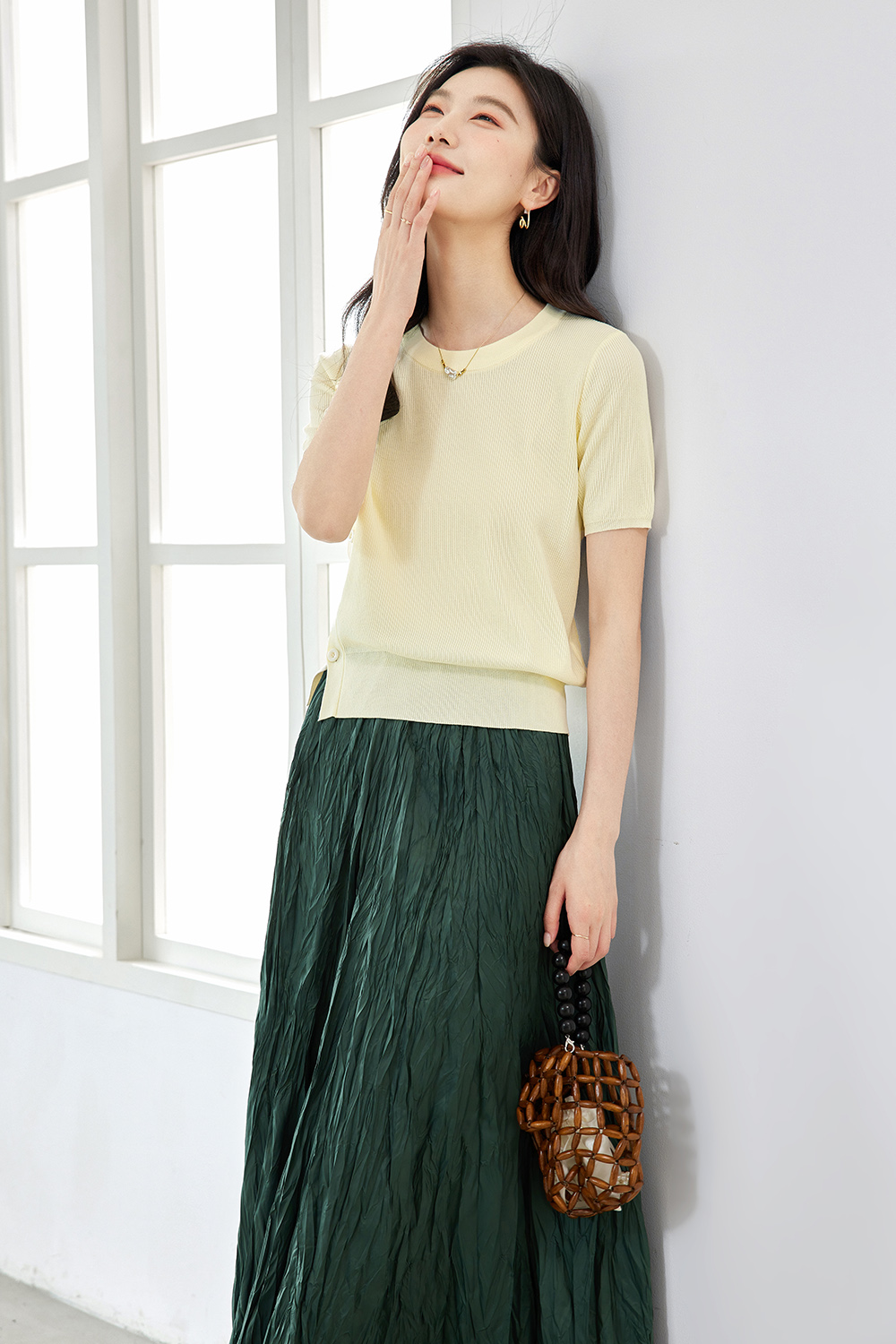 Lightweight Split-Slit Sweater