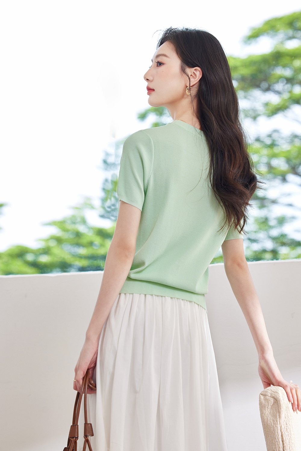 Lightweight Split-Slit Sweater