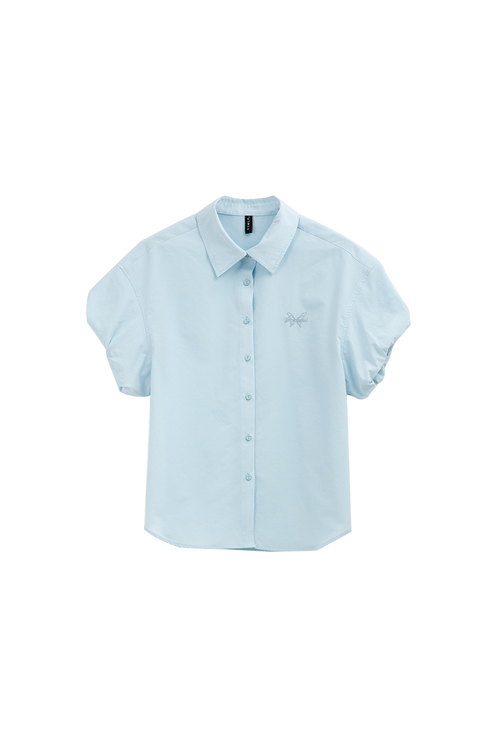 Butterfly Embroidered Light Shirt