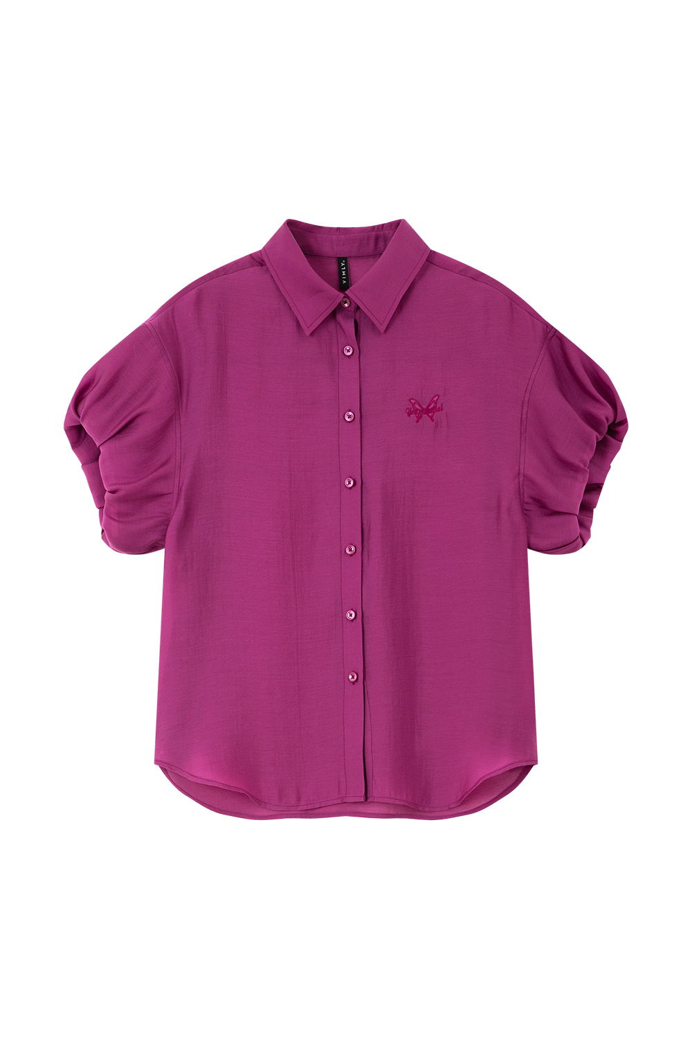 Butterfly Embroidered Light Shirt