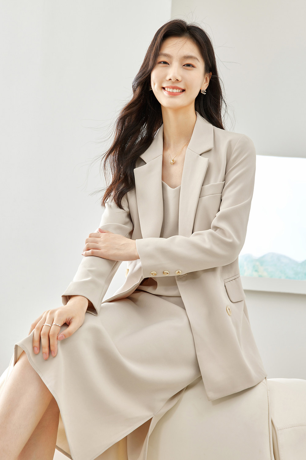 Blazer with strap set