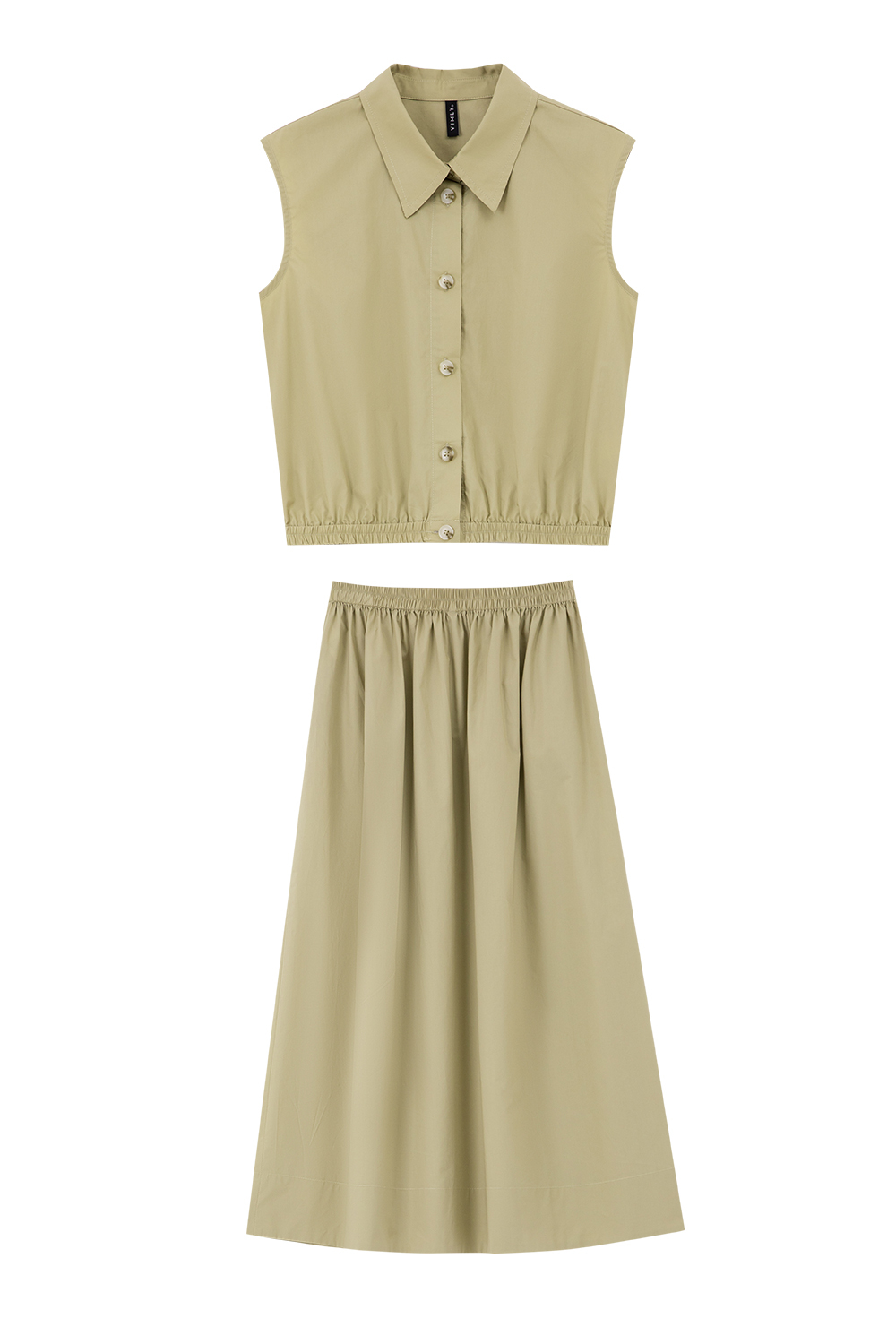 Elegant Temperament Pure Cotton Suit