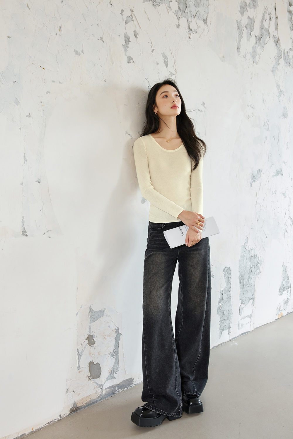 Fashionable And Casual Wool Base Sweater