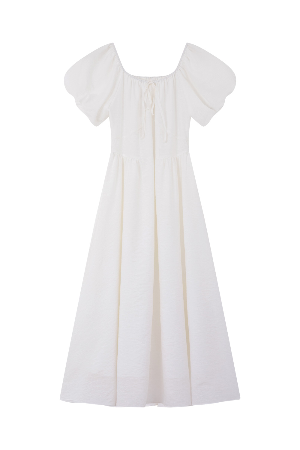 French Temperament Elegant Little White Dress