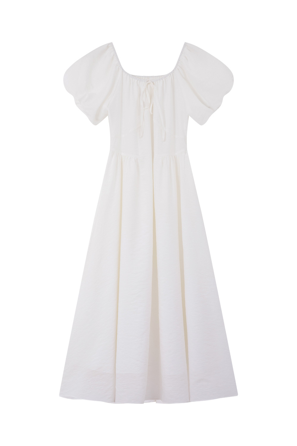 French Temperament Elegant Little White Dress