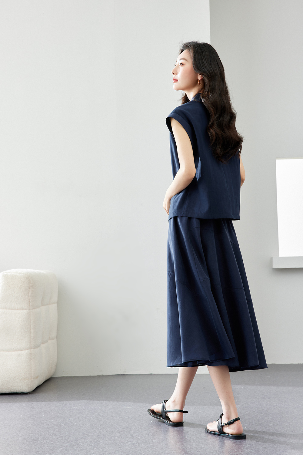 Unrestrained comfortable Lyocell suit.