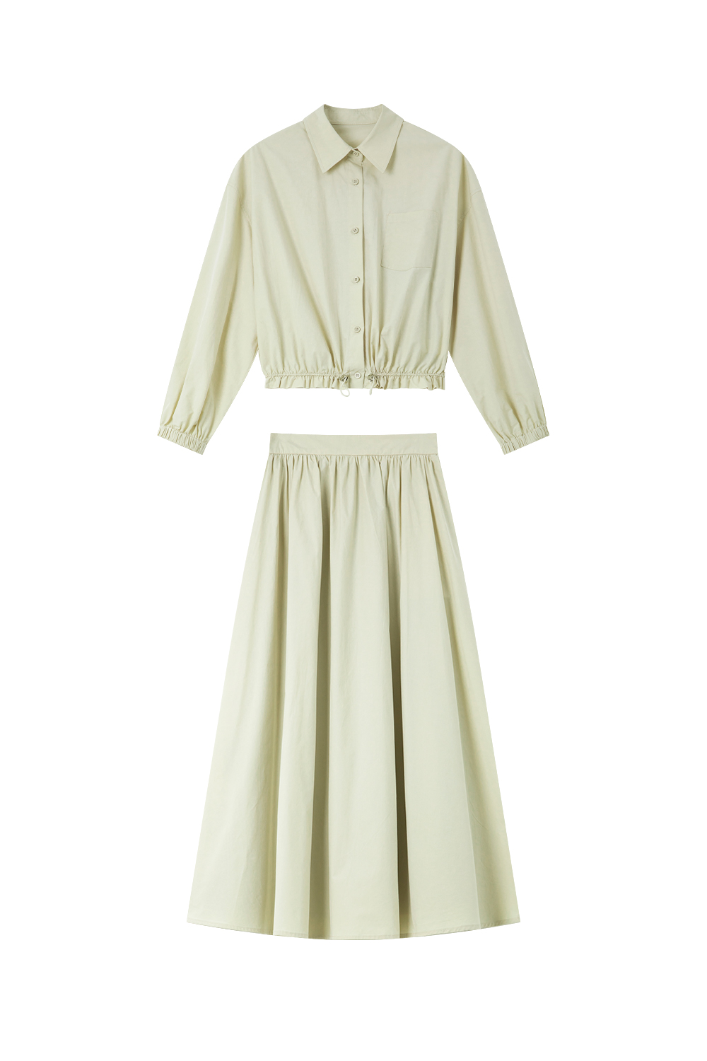 Pure Cotton Commuter Shirt Set