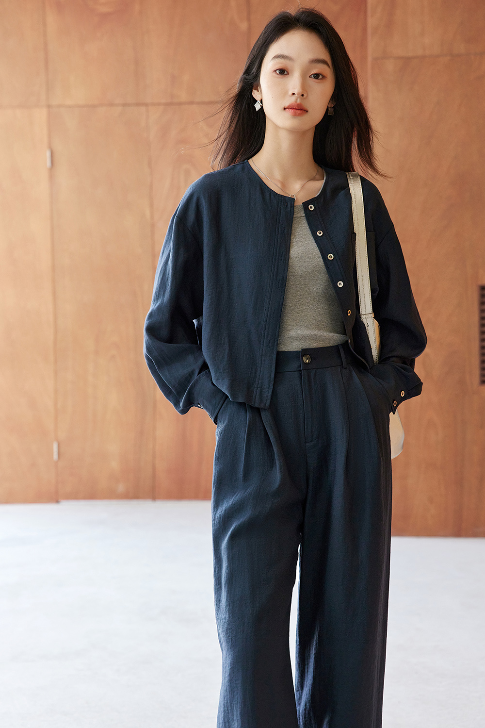 Casual Loose Linen Two-Piece Suit