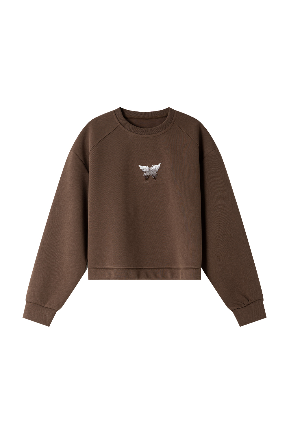 Gradient Three-Dimensional Butterfly Sweatshirt