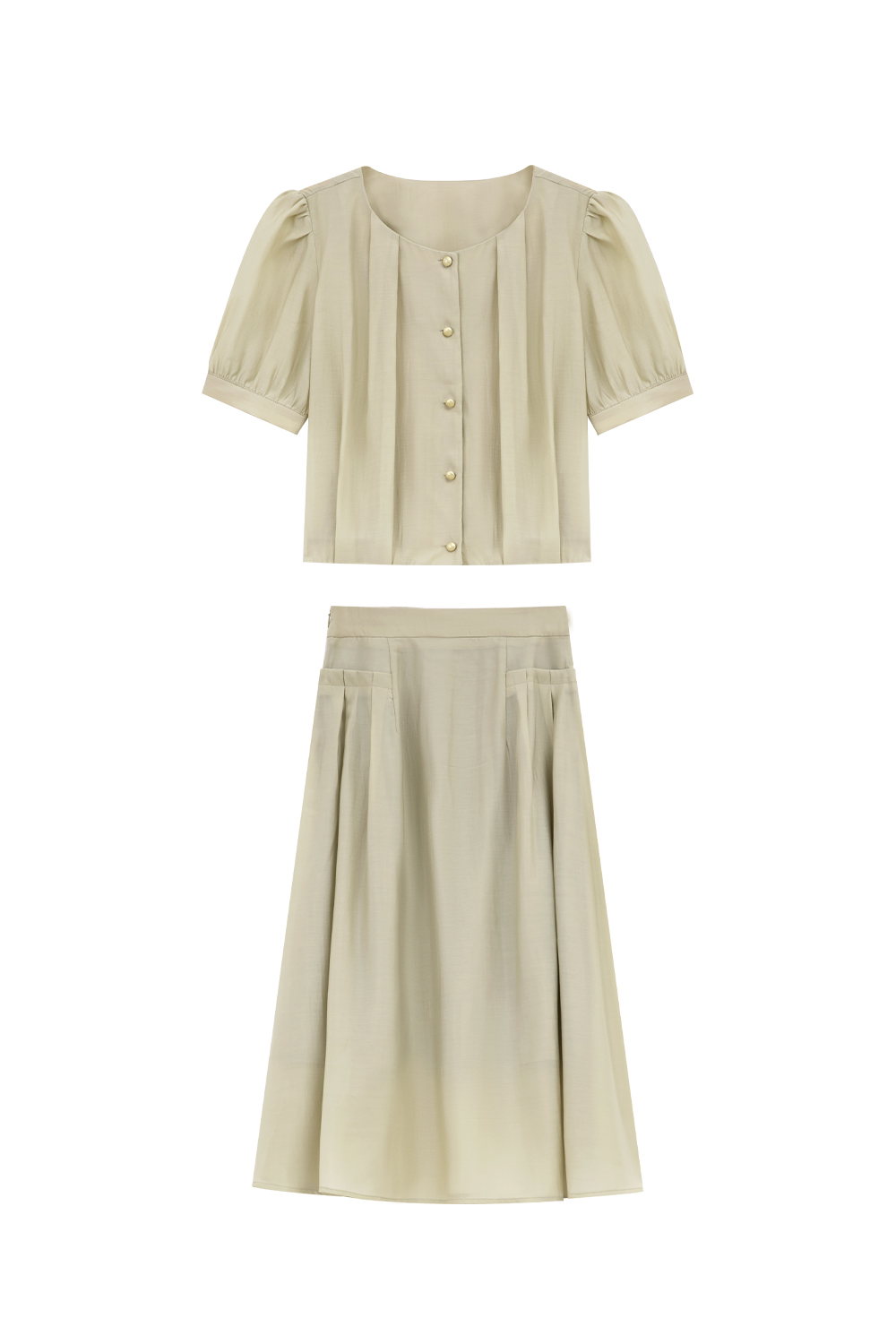 Lyocell Short-Sleeve Suit