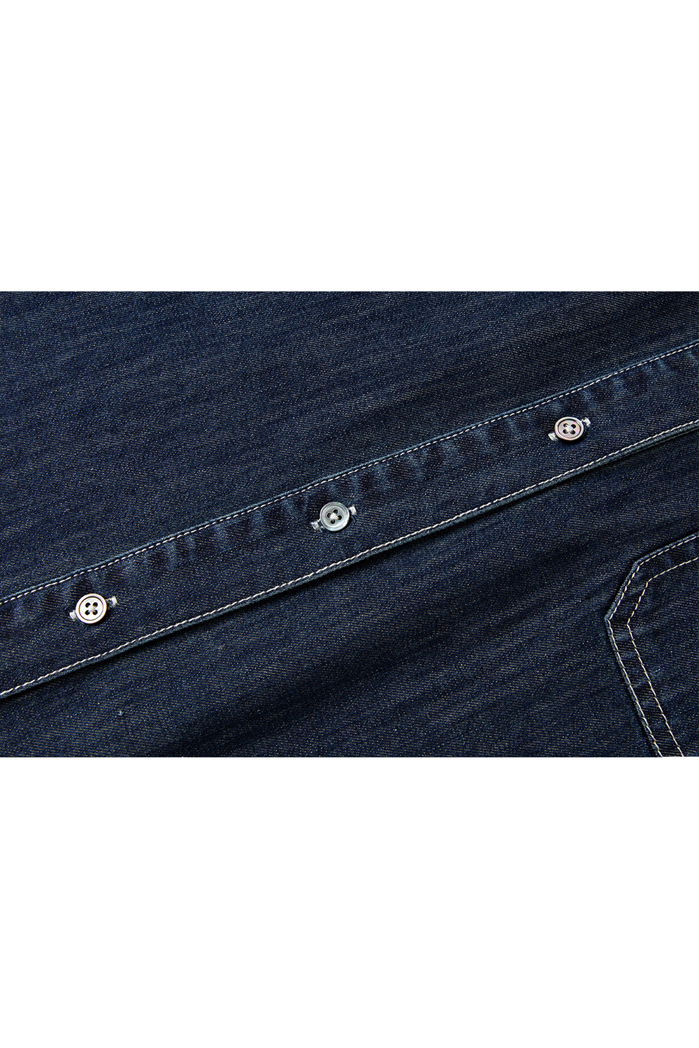 Tie-Up Drape Denim Suit