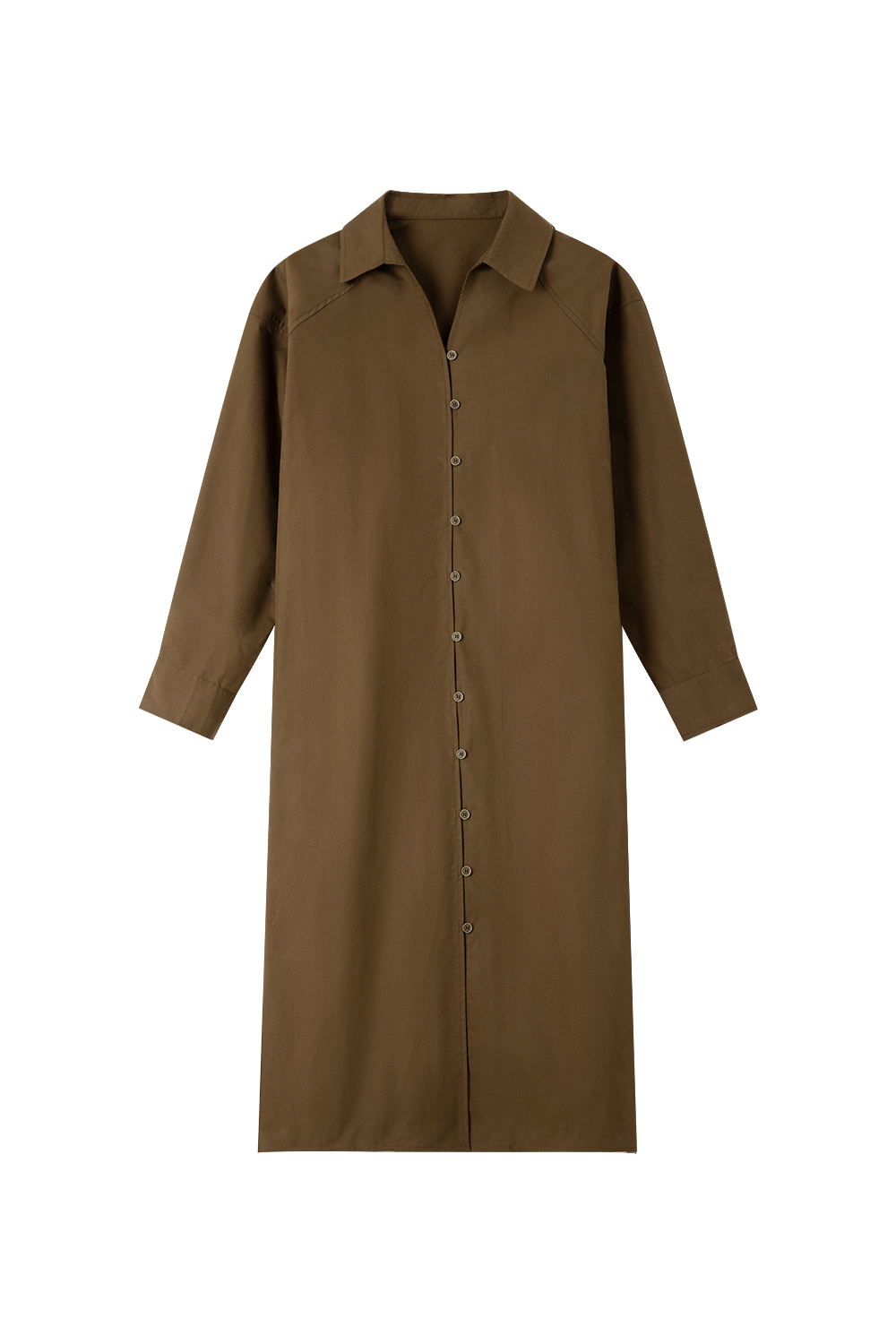 Literary Retro Shirt Dress