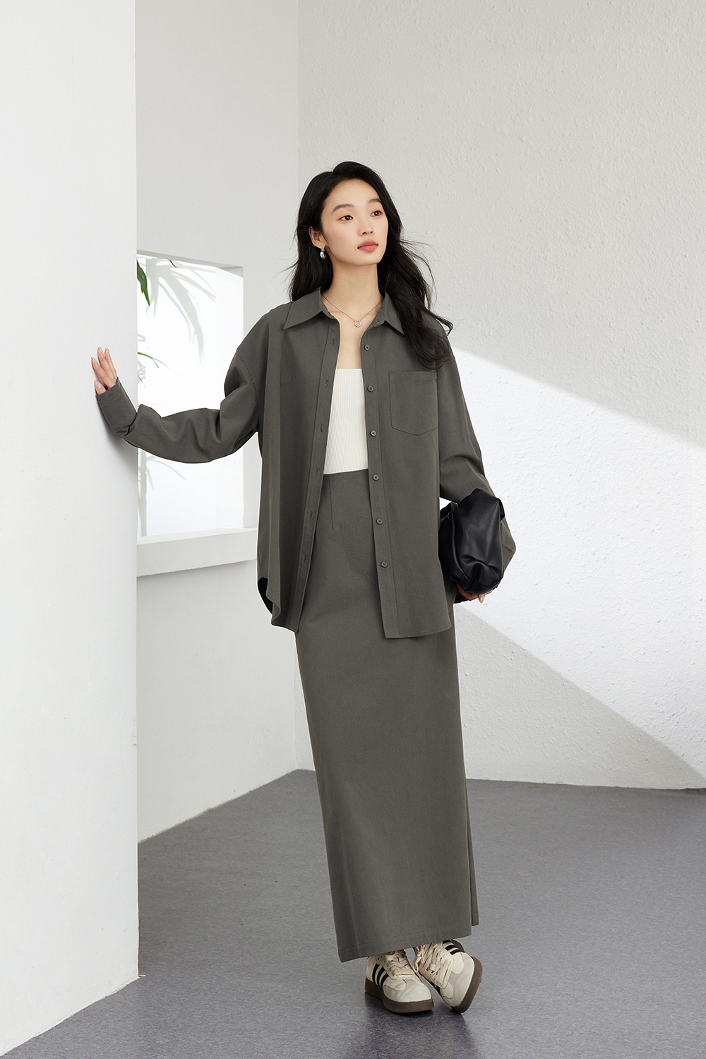 Fashionable Temperament Solid Color Suit-VIMLYSTORE
