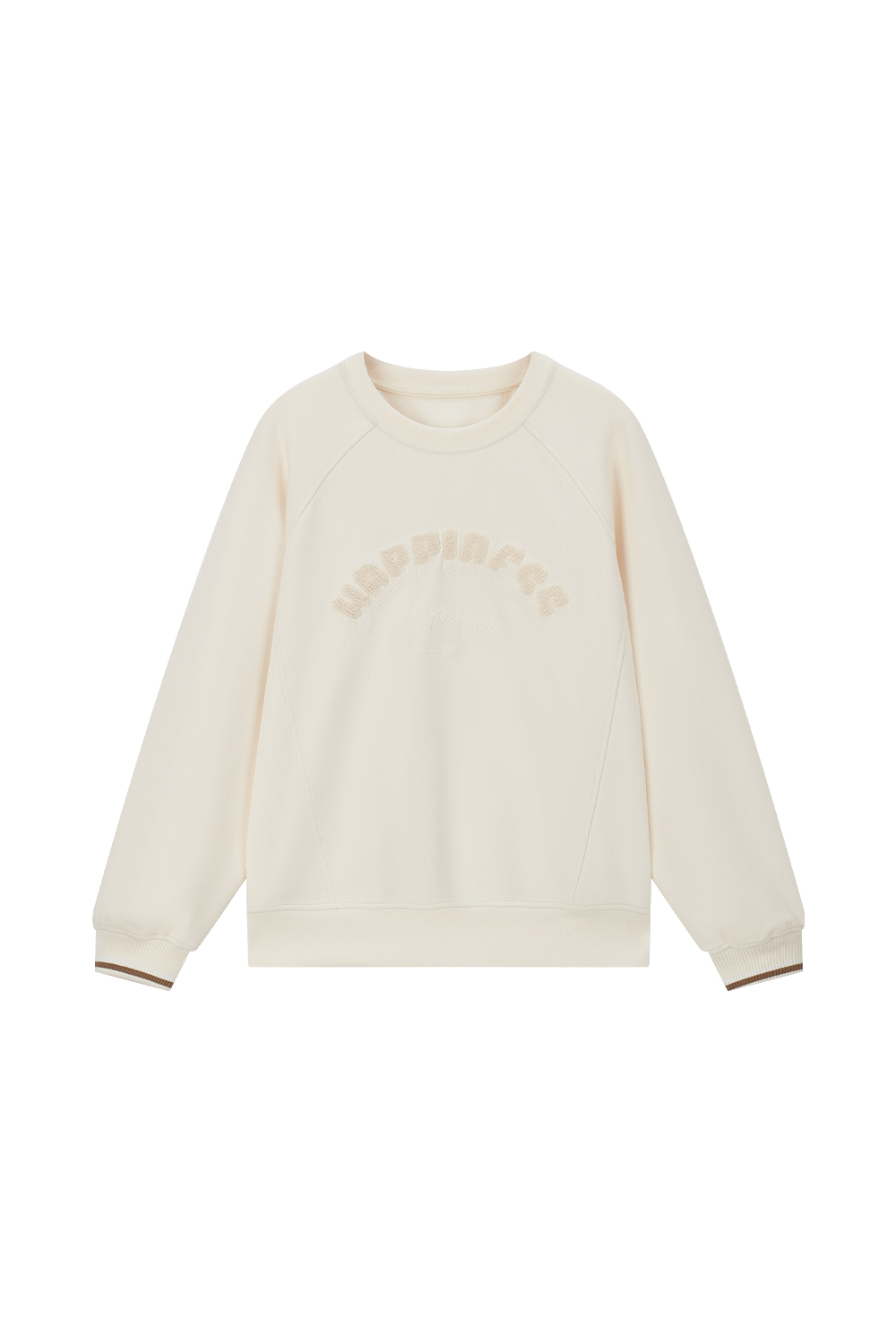 Round Neck Embroidered Sweatshirt