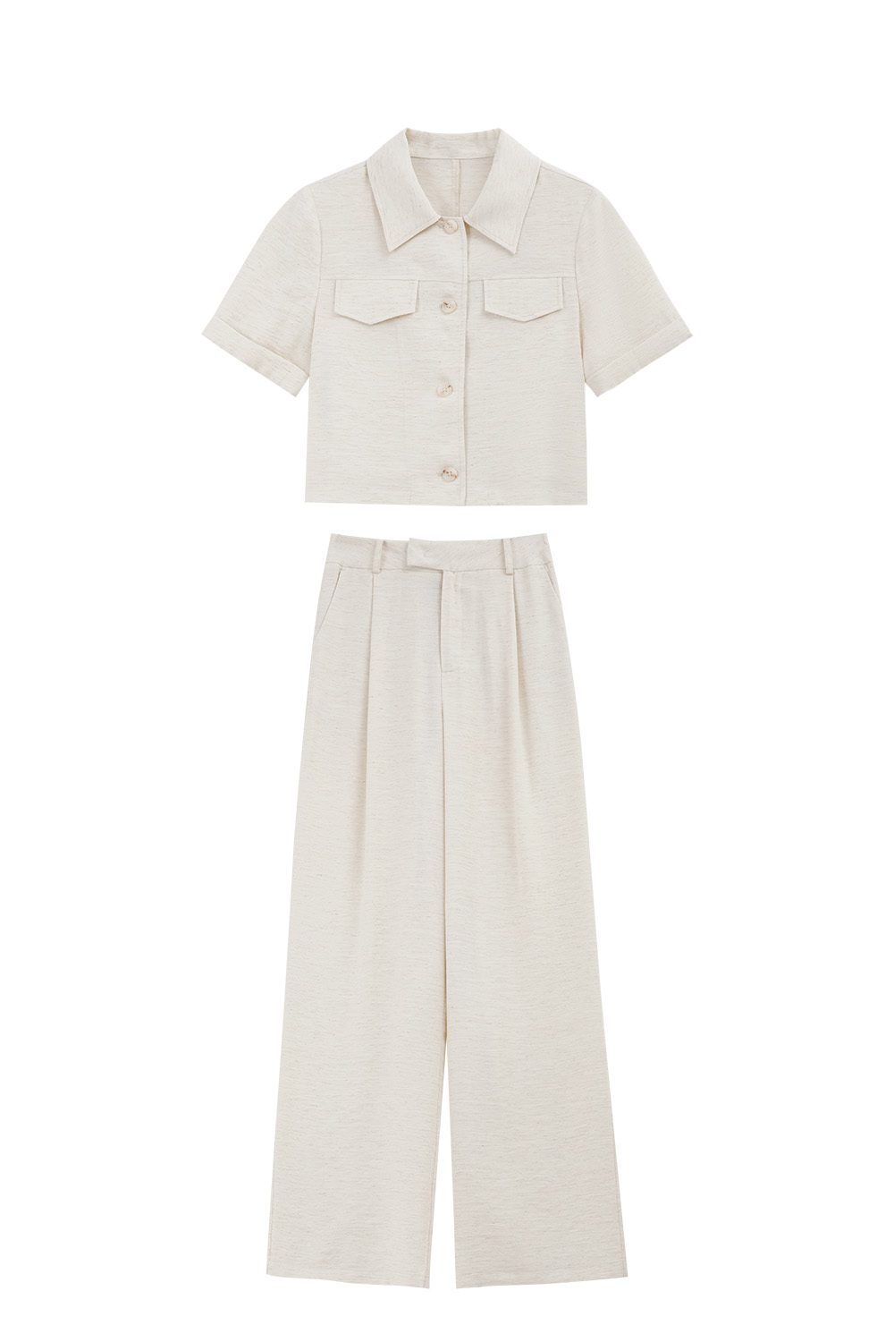 Summer Apricot Commuter Suit