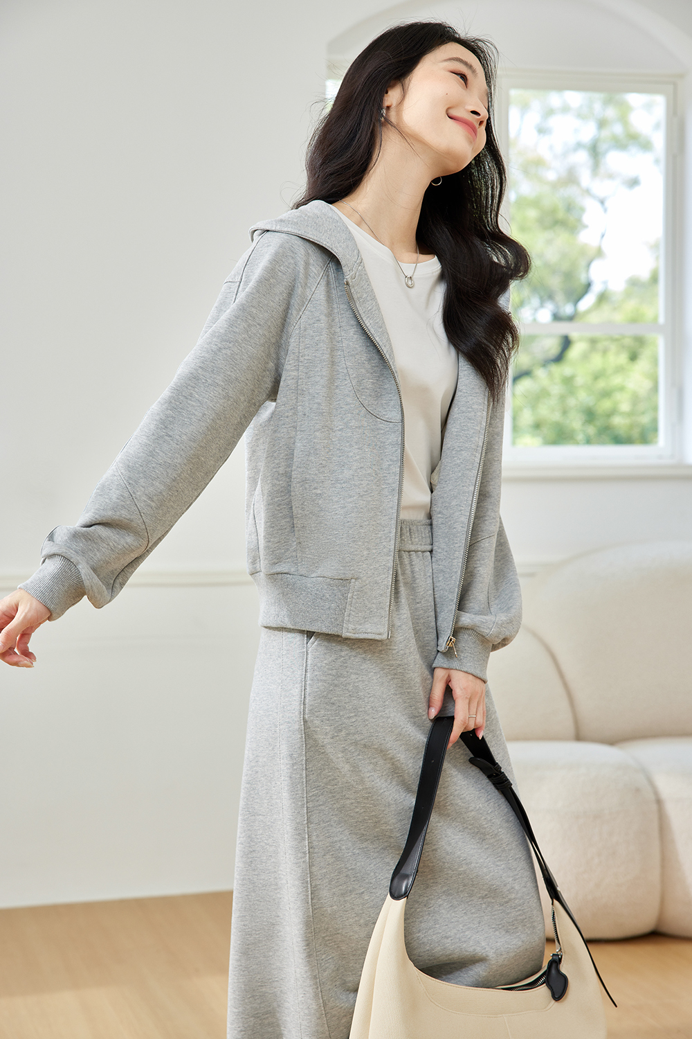 Pure cotton fashionable temperament suit