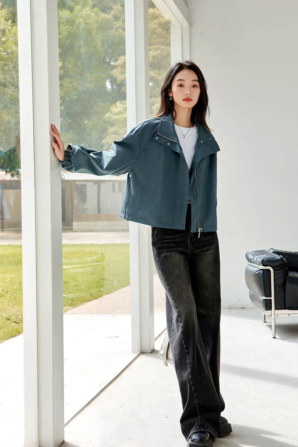 Stylish Workwear Loose Short Jacket