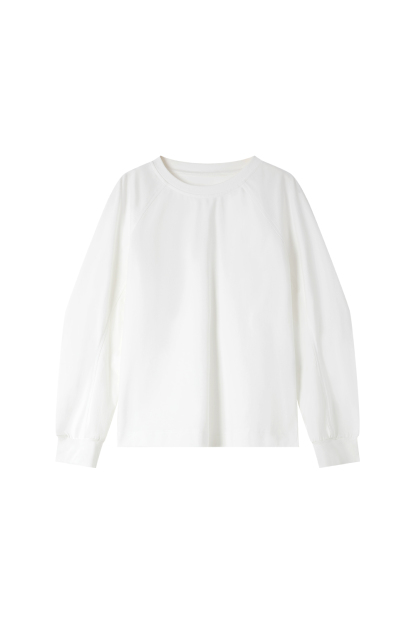 Split Spliced Pure Cotton Shirt