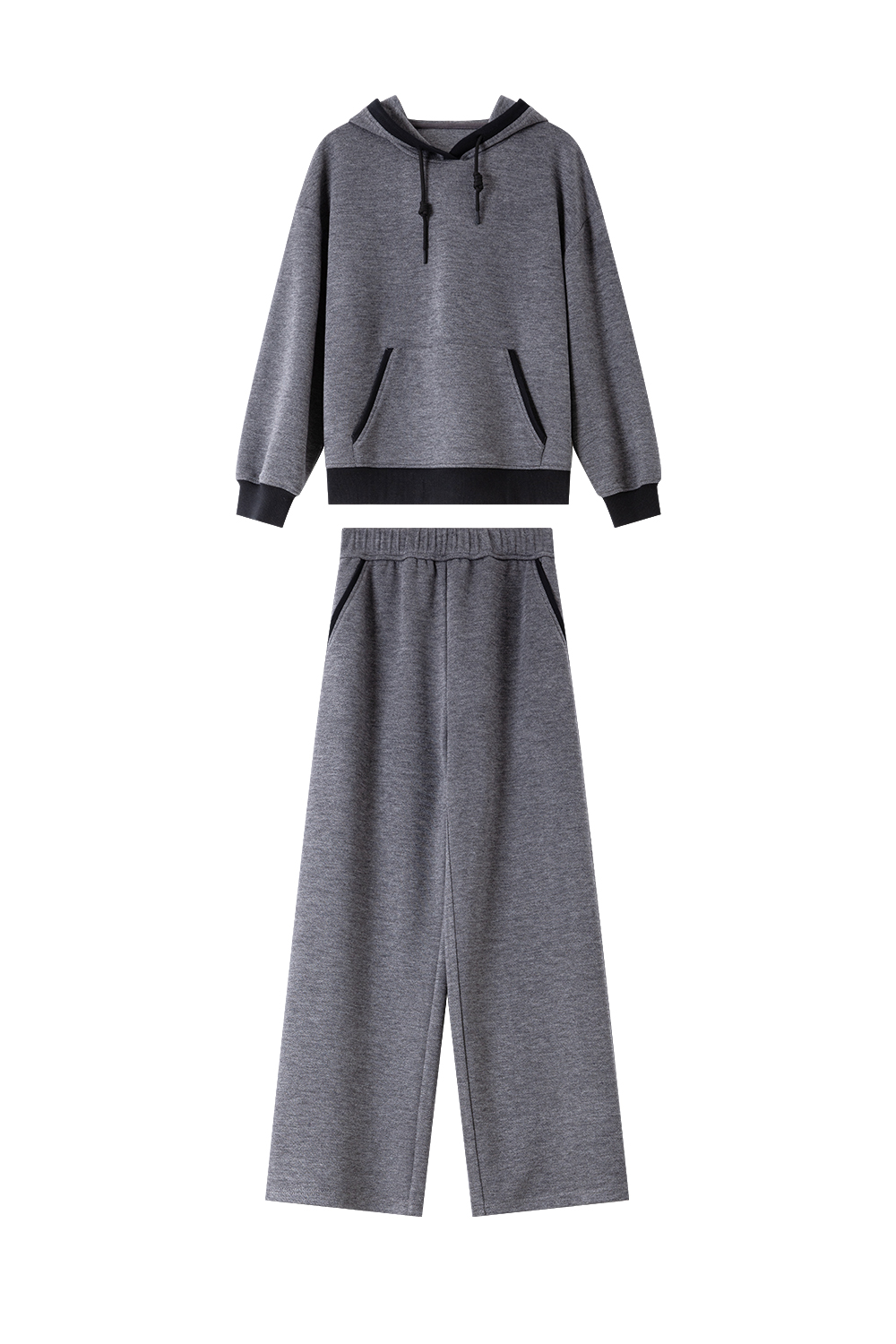 Loose Sanding Knitted Suit