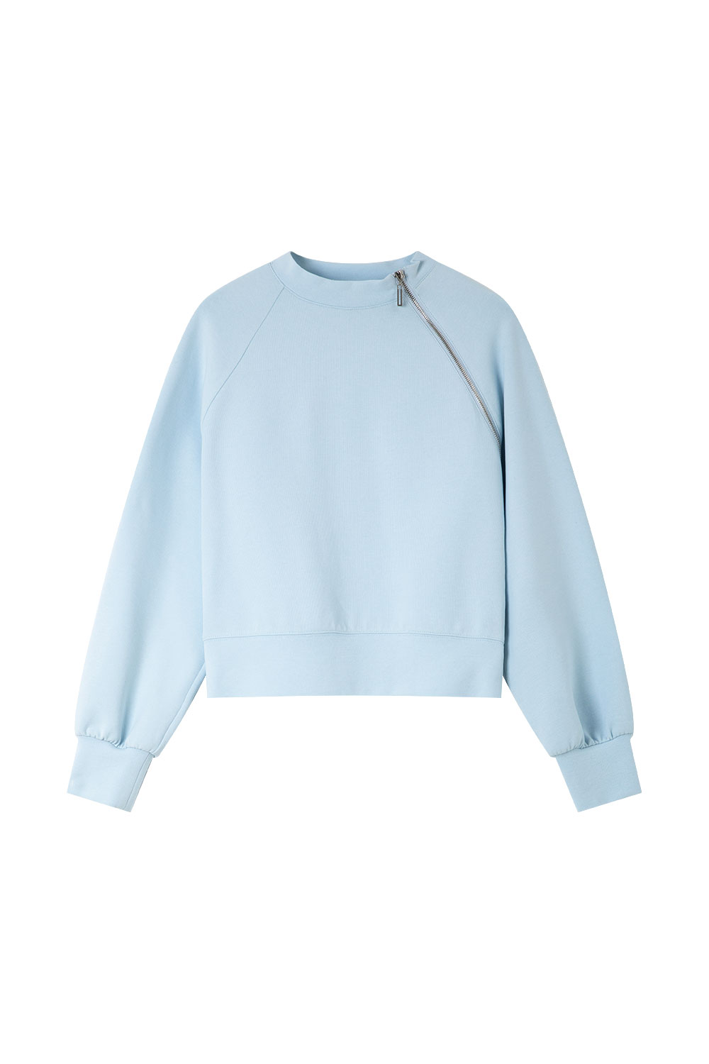 Structural Zipper Segmentation Sweatshirt