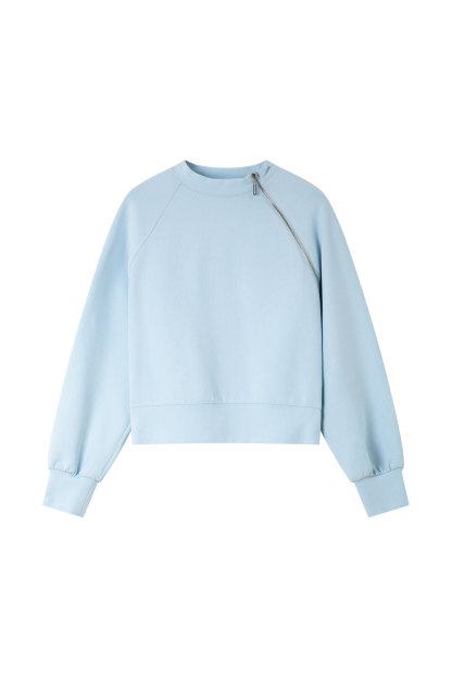 Structural Zipper Segmentation Sweatshirt