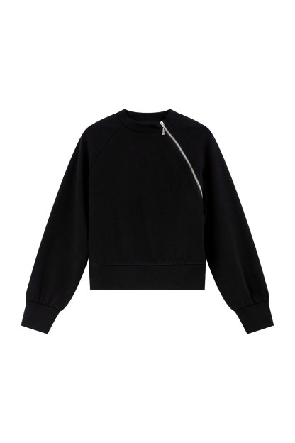 Structural Zipper Segmentation Sweatshirt