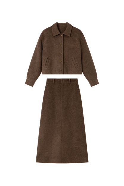 Wool Blend Thickened Casual Suit