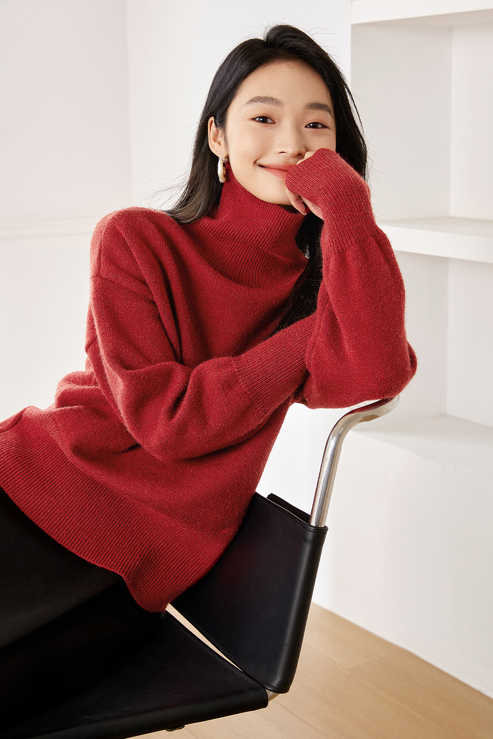 Lazystyle Warm Knitted Sweater-VIMLYSTORE