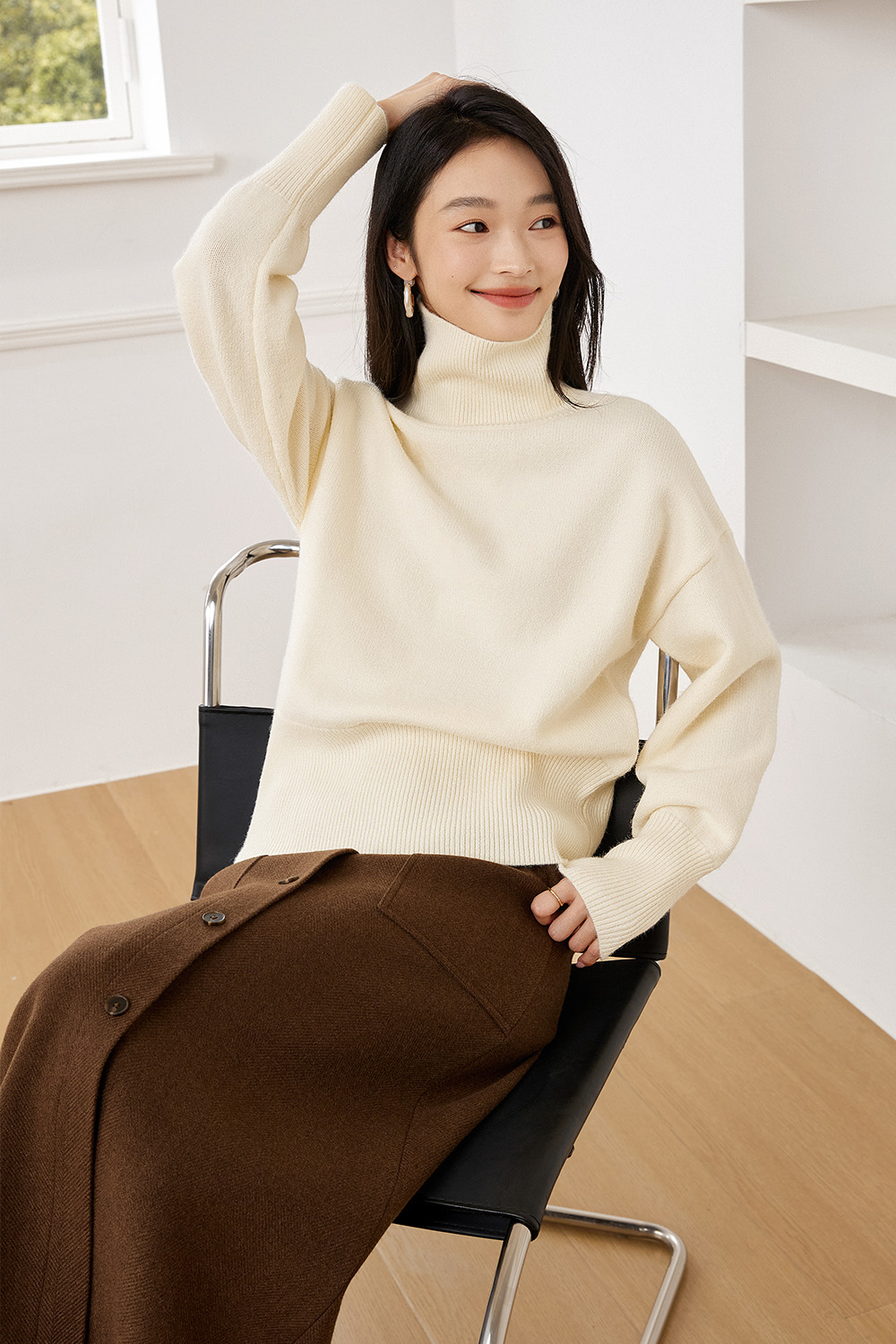 Lazystyle Warm Knitted Sweater-VIMLYSTORE