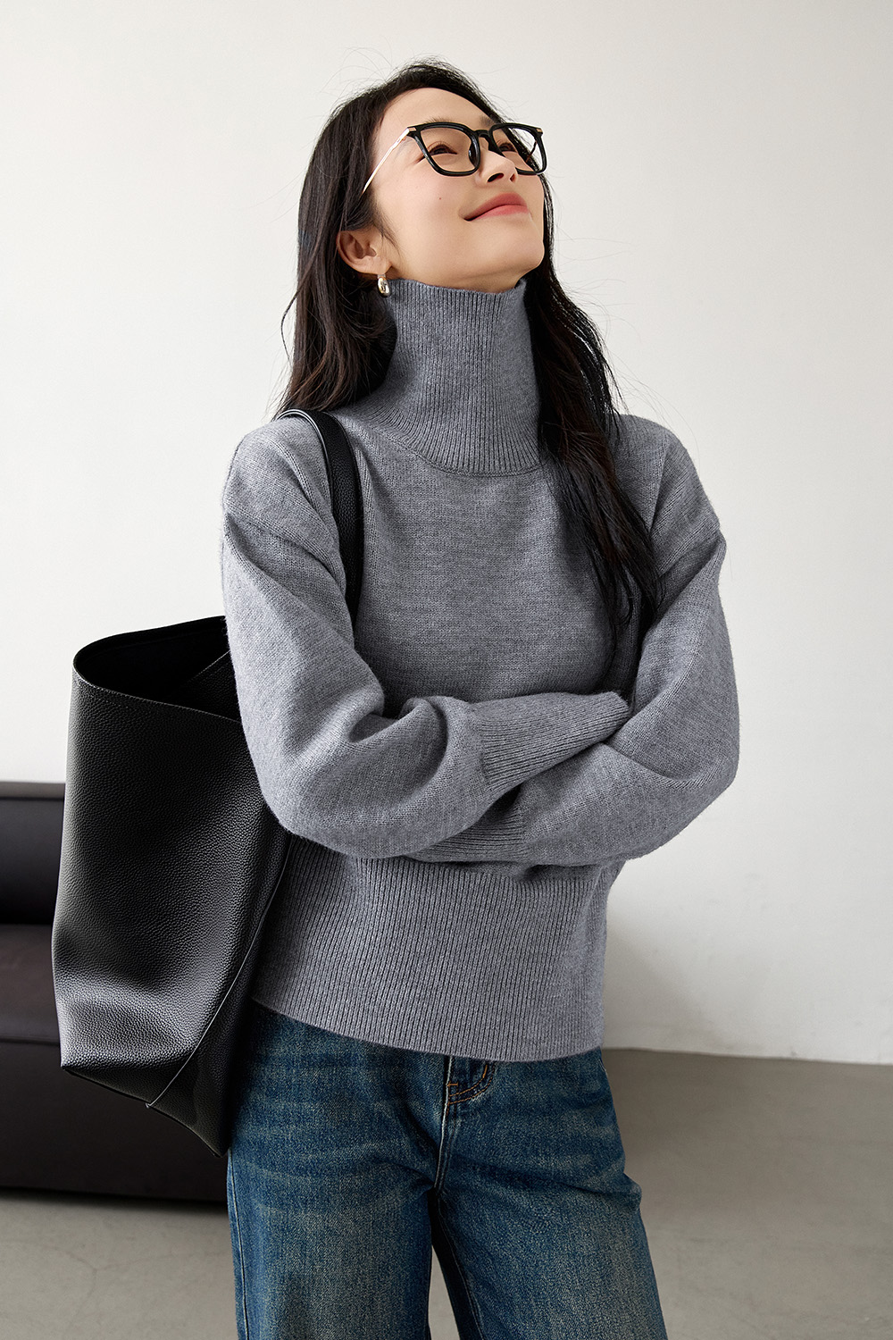 Lazystyle Warm Knitted Sweater-VIMLYSTORE